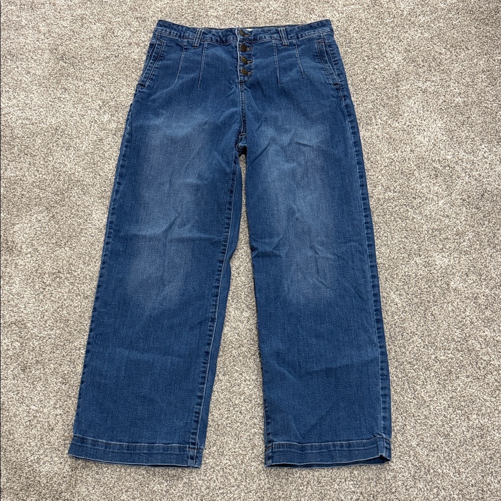 Cleo Blue Wide Leg Jeans